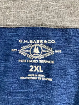 G.H. Bass&Co./ポロシャツ/トップス/ブルー/2XL
