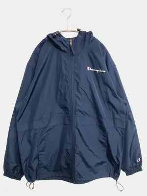 Champion/チャンピオン/ナイロンジャケット/ジャケット/アウター/ネイビー/XL/ASIA 2XL