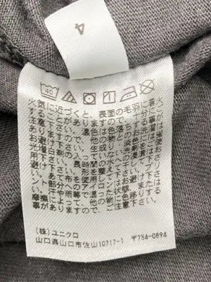 UNIQLO U/ユニクロユー/Tシャツ/カットソー/トップス/グレー/M