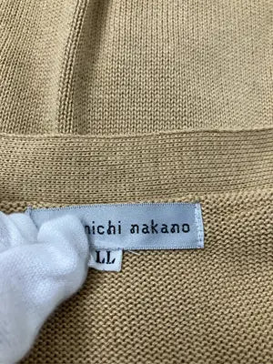 hiromichi nakano/ヒロミチナカノ/カーディガン/ボレロ/トップス/ベージュ/LL