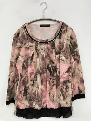 SARISA/Tシャツ/カットソー/トップス/ピンク/M～L