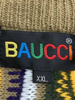BAUCCI/ニット/セーター/トップス/ブラウン/XXL
