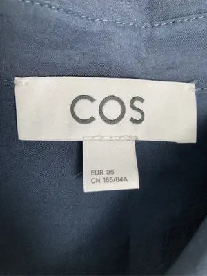 COS/コス/シャツワンピース/ワンピース/ドレス/ネイビー/36