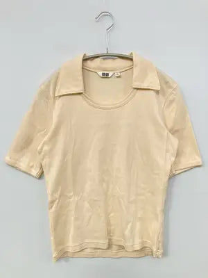 UNIQLO/ユニクロ/Tシャツ/カットソー/トップス/アイボリー/M