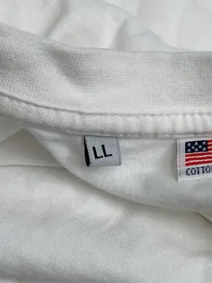 Tシャツ/カットソー/トップス/ホワイト/LL