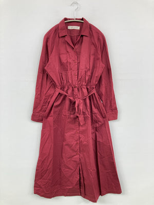 Clcamino/シャツワンピース/ワンピース/ドレス/レッド