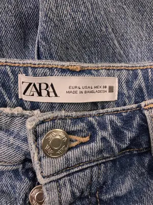 ZARA/ザラ/デニムスカート/スカート/ブルー/L