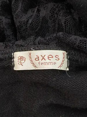 axes femme/アクシーズファム/パーカー/トップス/ブラック/M