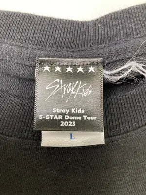 STRAY KIDS/Tシャツ/カットソー/トップス/ブラック/L