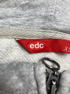 edc/パーカー/トップス/グレー/XS