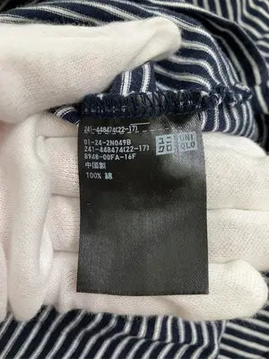 UNIQLO/ユニクロ/Tシャツ/カットソー/トップス/ネイビー/L