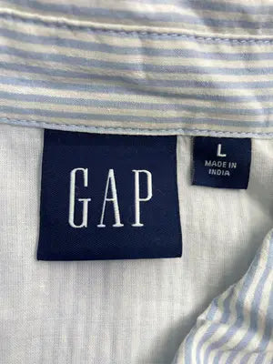 GAP/ギャップ/シャツワンピース/ワンピース/ドレス/スカイブルー/L
