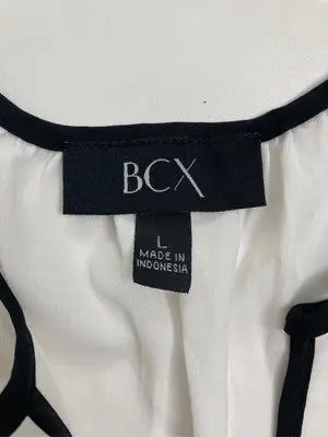 BCX/シャツ/ブラウス/トップス/ホワイト/L