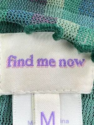 find me now/シャツ/ブラウス/トップス/グリーン/M