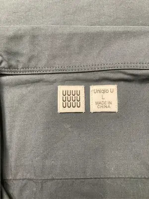 UNIQLO U/ユニクロユー/シャツ/ブラウス/トップス/ブラック/L