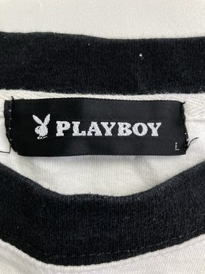 PLAYBOY/プレイボーイ/Tシャツ/カットソー/トップス/ホワイト/L