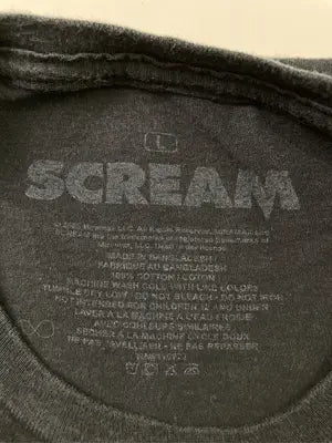 SCREAM/Tシャツ/カットソー/トップス/ブラック/L