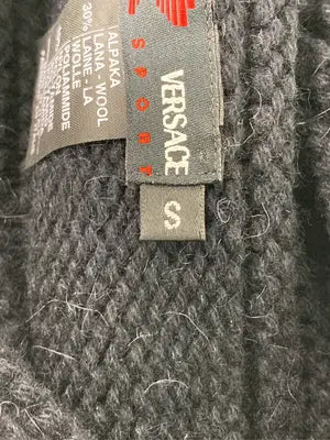 VERSACE/ヴェルサーチ/ニット/セーター/トップス/ブラック/S