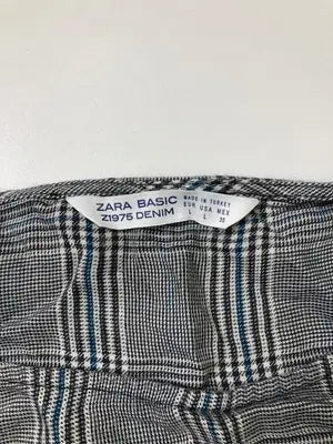 ZARA/ザラ/シャツ/ブラウス/トップス/グレー/EUR L/USA L/MEX 30