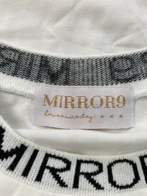 MIRROR9/Tシャツ/カットソー/トップス/ホワイト/M