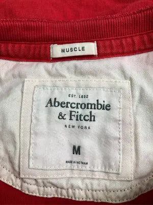 Abercrombie & Fitch/アバクロンビーアンドフィッチ/Tシャツ/カットソー/トップス/レッド/M