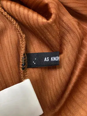 AS KNOW AS PINKY/アズノゥアズピンキー/Tシャツ/カットソー/トップス/ブラウン/M