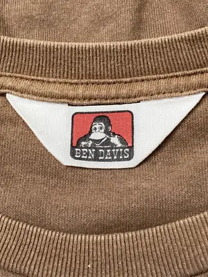 BEN DAVIS/ベンデイビス/Tシャツ/カットソー/トップス/ブラウン/S