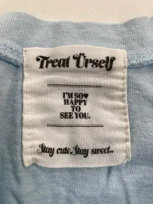 Treat Urself/トリートユアセルフ/Tシャツ/カットソー/トップス/スカイブルー
