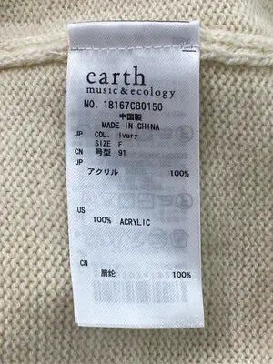 earth music&ecology/アースミュージックアンドエコロジー/ニット/セーター/トップス/アイボリー/F