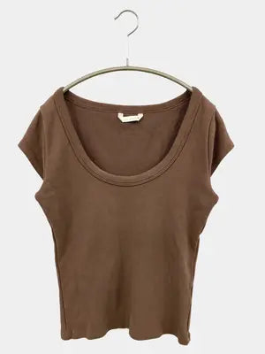 ZARA/ザラ/Tシャツ/カットソー/トップス/ブラウン/USA L