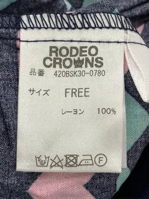 RODEO CROWNS/ロデオクラウンズ/Tシャツ/カットソー/トップス/ブラック/FREE
