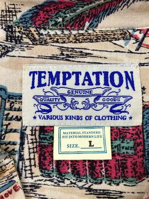 TEMPTATION/テンプテーション/シャツ/ブラウス/トップス/ベージュ/L