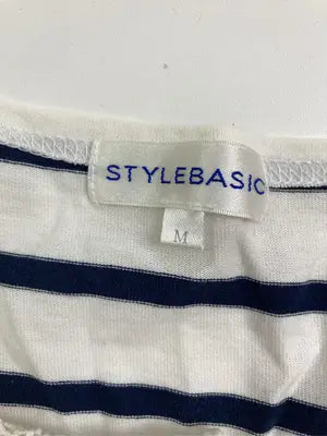 STYLEBASIC/スタイルベーシック/Tシャツ/カットソー/トップス/ホワイト/M