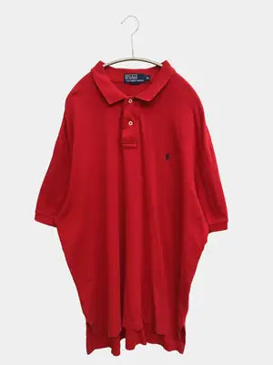 Polo by Ralph Lauren/ポロバイラルフローレン/ポロシャツ/トップス/レッド/XL