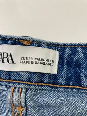 ZARA/ザラ/デニムパンツ/パンツ/ブルー/EUR 38 USA 06 MEX 28