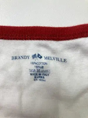 BRANDY MELVILLE/ブランディーメルビル/Tシャツ/カットソー/トップス/ホワイト/160/84A