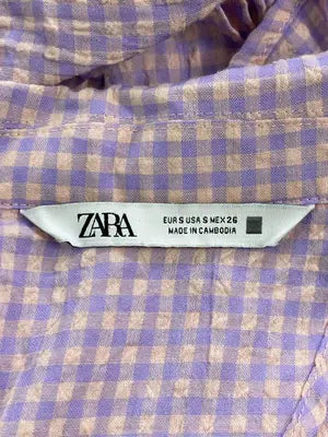 ZARA/ザラ/シャツ/ブラウス/トップス/パープル/S
