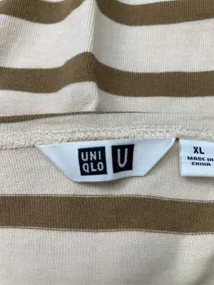 UNIQLO U/ユニクロユー/Tシャツ/カットソー/トップス/ベージュ/XL