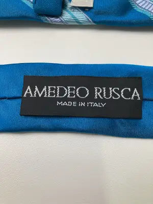 AMEDEO RUSCA/ネクタイ/ファッション雑貨/ブルー