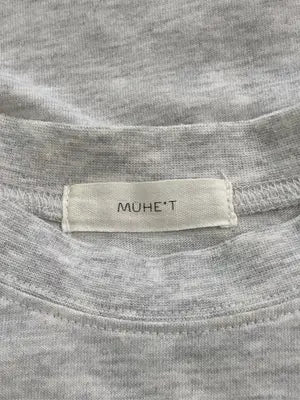 MUHE'T/ミュエータ/Tシャツ/カットソー/トップス/グレー/LL