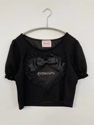Tシャツ/カットソー/トップス/ブラック/FREE