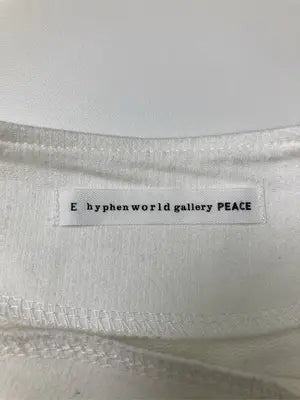 E hyphen world gallery peace/イーハイフンワールドギャラリーピース/スウェット/トップス/ホワイト/F