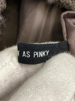 AS KNOW AS PINKY/アズノゥアズピンキー/ショートコート/ジャケット/アウター/ブラウン/M
