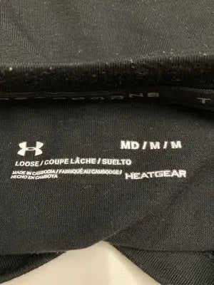 UNDER ARMOUR/アンダーアーマー/Tシャツ/カットソー/トップス/ブラック/M