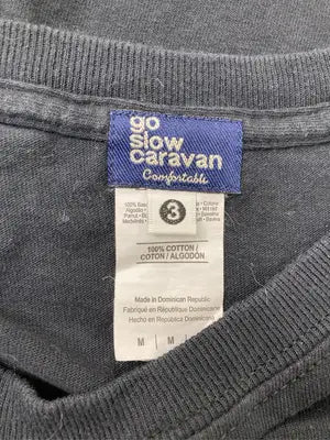 go slow caravan/ゴースローキャラバン/Tシャツ/カットソー/トップス/ブラック/M