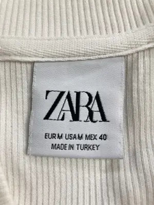 ZARA/ザラ/ニット/セーター/トップス/ホワイト/M