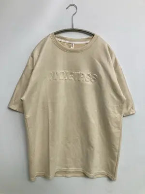 WOHO/Tシャツ/カットソー/トップス/ベージュ