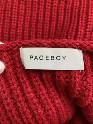 PAGEBOY/ページボーイ/ニット/セーター/トップス/レッド/F
