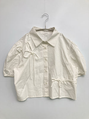 by muni:r/バイムニール/シャツ/ブラウス/トップス/ホワイト/F