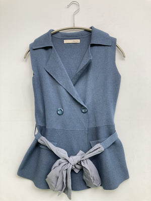 ROYAL PARTY/ロイヤルパーティー/ベスト/トップス/スカイブルー/F